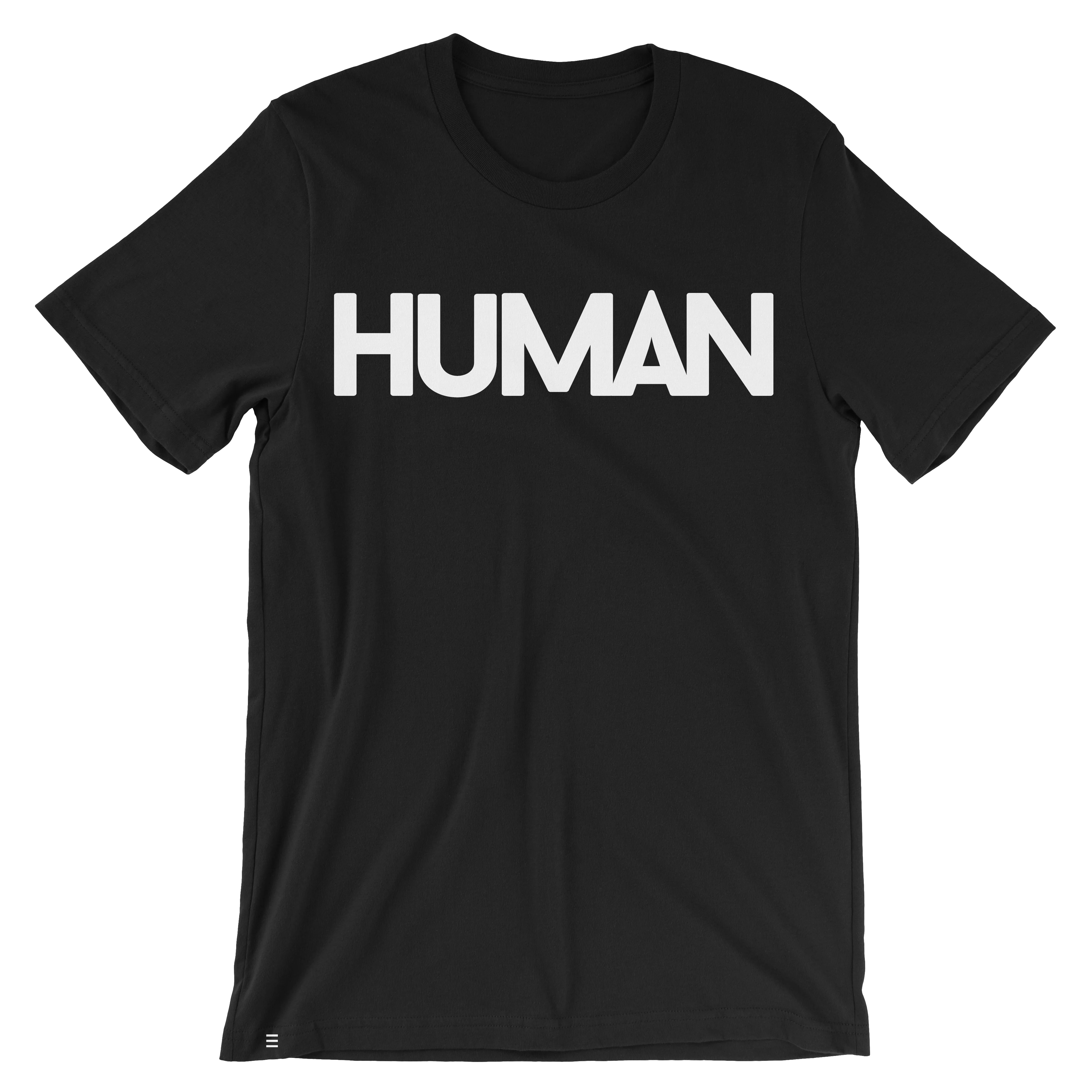 Black Unisex HUMAN Tee