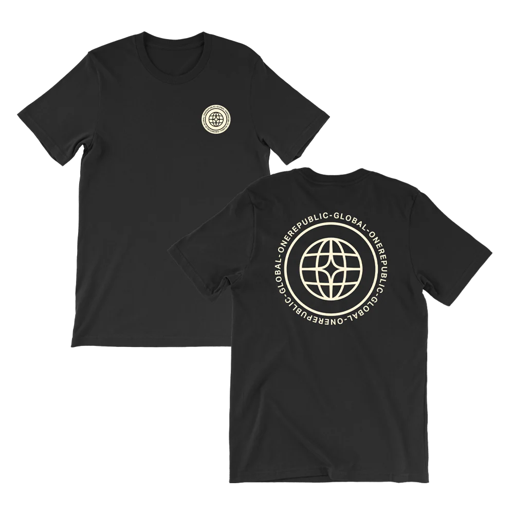 ONEREPUBLIC GLOBAL - BLACK TEE